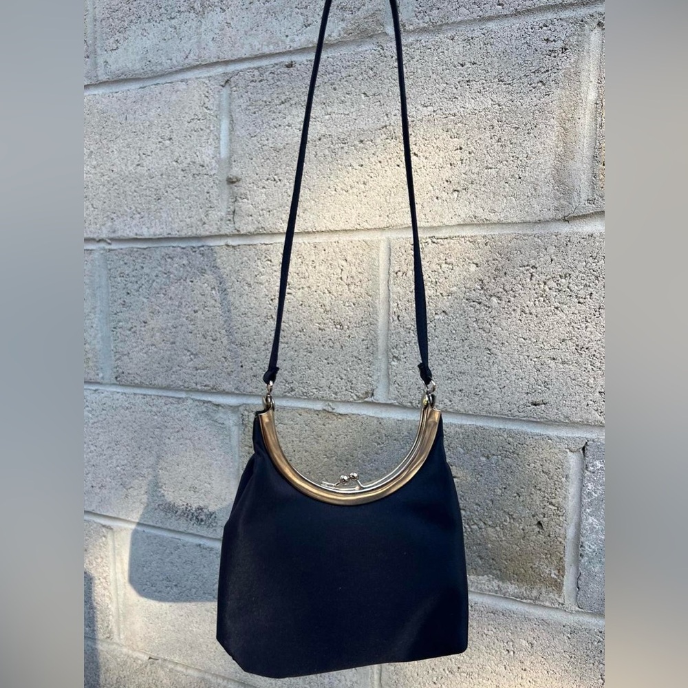 Vintage Navy Crossbody Bag